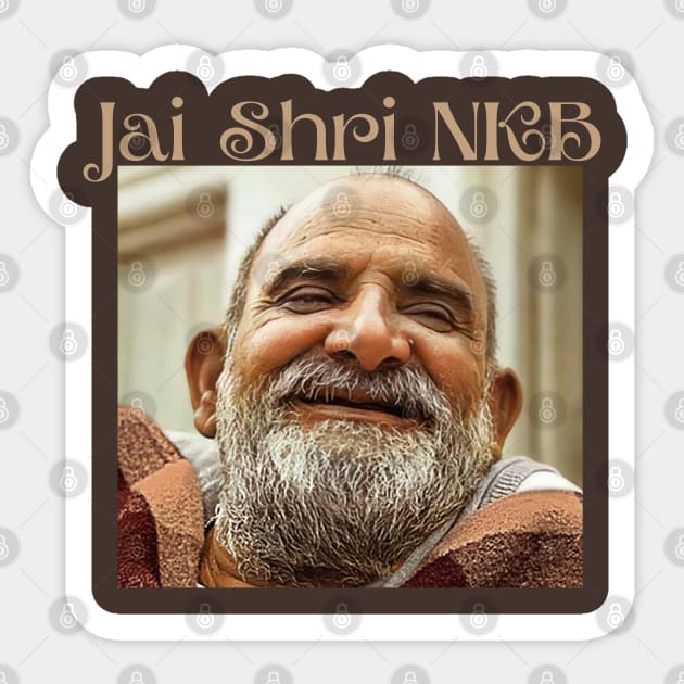 Jai Shri NKB Sticker by BhakTees&Things